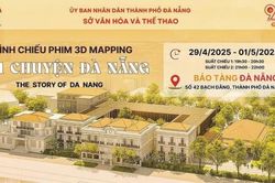 Trình chiếu 3D mapping ngoài trời 'Câu chuyện Đà Nẵng'
