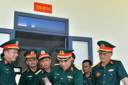 Cục Hậu cần - Kỹ thuật Quân khu 4 kiểm tra công tác an toàn vệ sinh lao động, phòng chống cháy nổ tại Nghệ An