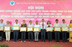 Tuyên dương người cao tuổi có thành tích xuất sắc