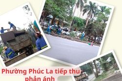 Phường Phúc La (quận Hà Đông) tiếp thu phản ánh của Báo Hànôịmới, xử lý ngay bãi rác tự phát