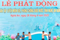 Nghệ An phát động toàn dân tập luyện môn bơi phòng, chống đuối nước