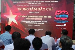Khai trương Trung tâm báo chí Lễ kỷ niệm 50 năm Ngày Giải phóng miền Nam, thống nhất đất nước