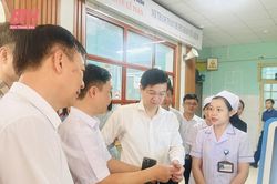 Thẩm định điều kiện triển khai hồ sơ bệnh án điện tử tại Bệnh viện tuyến huyện đầu tiên trong tỉnh