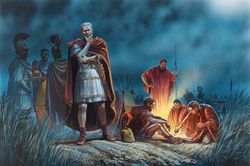 Caesar bên bờ sông Rubicon