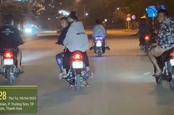Xử phạt 'nguội' hàng chục thanh, thiếu niên vi phạm giao thông tại Sầm Sơn