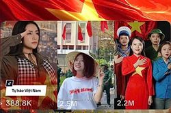 Lửa thiêng tháng Tư: Người trẻ mang sắc đỏ lịch sử phủ sóng không gian số