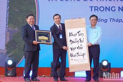 Đại học Đồng Tháp khơi nguồn sáng tạo với công trình biểu tượng 'Khát vọng DThU'