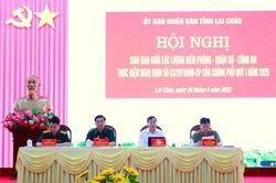 Giao ban ba lực lượng Biên phòng - Quân sự - Công an thực hiện Nghị định số 03/2019/NĐ-CP của Chính phủ quý I năm 2025