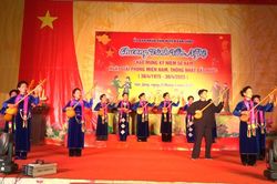 Văn Lãng tổ chức chương trình văn nghệ chào mừng kỷ niệm 50 năm Ngày Giải phóng Miền Nam
