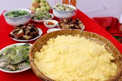 Mèn mén và hương vị đậm đà của núi rừng Quản Bạ