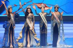 Hoa hậu Thanh Thủy xuất hiện ấn tượng tại chung kết Puteri Indonesia