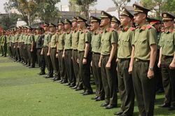 Tiếp nhận học viên các trường Công an luyện tập diễu binh, diễu hành dịp 2/9