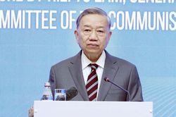 Tổng Bí thư Tô Lâm phát biểu về chính sách tại Học viện Hành chính Công Kazakhstan