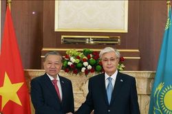 Tổng Bí thư Tô Lâm và Phu nhân bắt đầu thăm cấp Nhà nước Cộng hòa Kazakhstan
