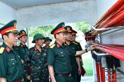 Bộ Chỉ huy Quân sự tỉnh mít tinh hưởng ứng Tháng hành động An toàn vệ sinh lao động