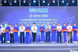 Đóng điện Trạm biến áp 110kV Nam Cấm