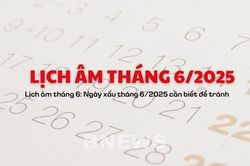 Lịch âm tháng 6: Ngày xấu tháng 6/2025 cần biết để tránh