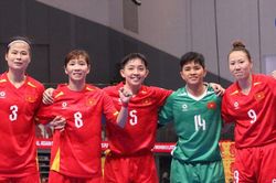 Đội tuyển futsal nữ Việt Nam thắng nghẹt thở Hồng Kông, trận mở màn giải futsal nữ châu Á