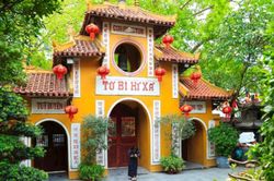 Không gian chùa Quán Sứ - Nơi rước xá lợi Đức Phật dịp đại lễ Vesak