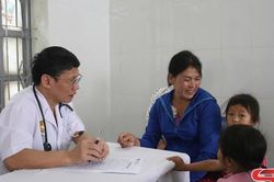 Khám, sàng lọc bệnh tim miễn phí cho nhân dân tại Bắc Yên