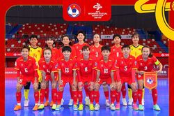 Đội tuyển Futsal nữ Việt Nam vào tứ kết giải châu Á với ngôi nhất bảng