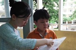 Ngày 16-6, Trường THCS-THPT Trần Đại Nghĩa khảo sát năng lực vào lớp 6