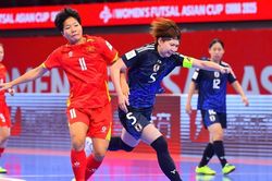 Thua Nhật Bản ở tứ kết, đội tuyển futsal nữ Việt Nam chia tay giải châu Á