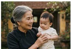 Nhờ cả bà nội và bà ngoại trông cháu mà không ai mất lòng