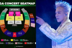 Giá vé xem đêm nhạc G-Dragon tại Hà Nội chỉ từ 1 triệu đồng