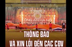 CAHN xin lỗi khán giả sau sự cố vé ở trận đấu với Buriram United