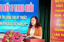 Thành phố Bảo Lộc, Lâm Đồng: Tổng kết và trao giải Hội thi sáng tạo kỹ thuật thành phố năm 2025