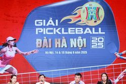 Hơn 600 vận động viên tham dự Giải Pickleball Đài Hà Nội 2025