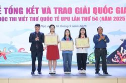 Trao giải Cuộc thi viết thư UPU lần thứ 54 - năm 2025