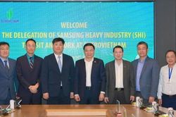 Petrovietnam và Samsung Heavy Industries hướng tới hợp tác chiến lược trong lĩnh vực đóng tàu