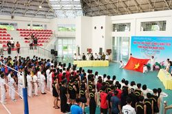 Hơn 300 vận động viên tham gia Hội thi Thể thao Lễ hội Làng Sen năm 2025