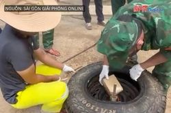 Bắt giữ đối tượng vận chuyển 38 bánh ma túy