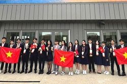 Học sinh Việt Nam ghi dấu ấn lịch sử tại Hội thi Khoa học kỹ thuật quốc tế 2025