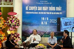 Trưng bày chuyên đề 'Kể chuyện sau ngày thống nhất': Một thời khói lửa qua ngôn ngữ hội họa