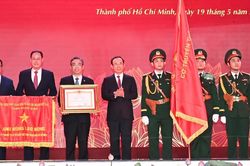 Ủy ban MTTQ Việt Nam TPHCM đón nhận danh hiệu 'Anh hùng Lao động'