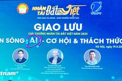 Nhân tài Đất Việt 2025: Thúc đẩy ứng dụng AI, dữ liệu lớn trong chuyển đổi số