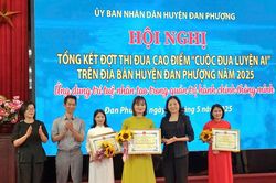 Huyện đầu tiên của Hà Nội phổ cập cách dùng trí tuệ nhân tạo nâng cao hiệu suất làm việc