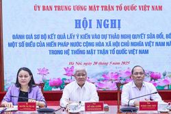 MTTQ Việt Nam tập hợp hơn nửa triệu ý kiến góp ý Hiến pháp: Đa số tán thành sửa đổi, bổ sung 8 điều
