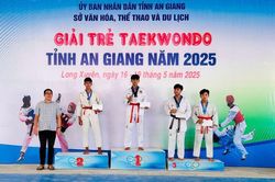 Bế mạc Giải trẻ Taekwondo tỉnh An Giang năm 2025