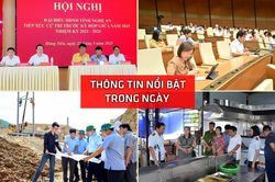 Nghệ An: Thông tin nổi bật ngày 22/5