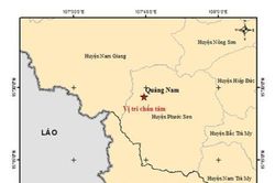 Xảy ra động đất 3.0 độ richter tại huyện Phước Sơn
