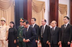 Lễ viếng nguyên Chủ tịch nước Trần Đức Lương tại TP HCM