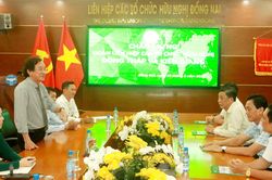 Liên hiệp các tổ chức hữu nghị tỉnh Đồng Tháp và Kiên Giang thăm và làm việc tại Đồng Nai