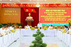 [Video] Đoàn công tác Trung ương làm việc với Đồng Nai và Bình Phước: Việc sáp nhập tỉnh phải hoàn thành trước ngày 15-8