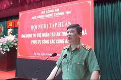 Tập huấn ứng dụng công nghệ trí tuệ nhân tạo hiệu quả, an toàn trong công tác Công an