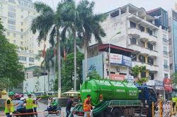 Hà Nội: Bùn bất ngờ phun lên mặt đất khi khoan hầm tuyến metro Nhổn - Ga Hà Nội
